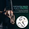 POENVFPO Gymnastics Rings, 1 Pair Wooden Pull Up Training Rings