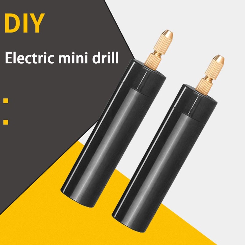 QOTSTEOS 0.7-1.2mm Micro Electric Hand Drill Set for Resin, Cordless