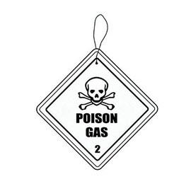 Toy Zany Hazmat Poison Gas Automobile Air Freshener