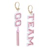 Betsey Johnson Womens GO TEAM Mismatch Earrings, One Size, Metal