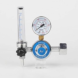 CO2 Argon Regulator POWERTOOL 0-25 MPa CBM-AR-3 Welding Gas Meter Pressure Gas Mig Tig Flow Meter Fits Argon, CO2, etc (Single Flowmeter)