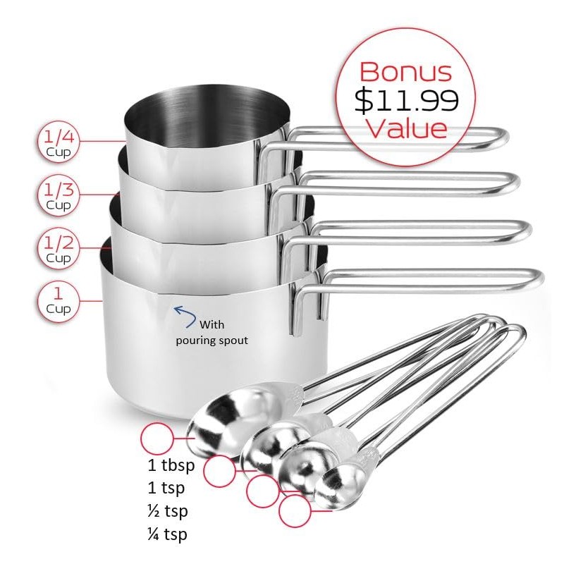 EatEx Bakeware Sets and Mixing Bowl Set, Non-Stick Baking Sheet