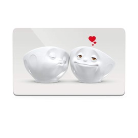 FIFTYEIGHT PRODUCTS / Tassen / Frühstücksbrettchen „Das süße Leben" ( Resopal, 14x23x1 cm, Mehrfarbig, Made in Germany)