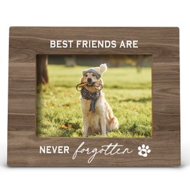 FONDCANYON Pet Memorial Picture Frame, Pet Memorial Gifts, Pet Picture Frame, Dog Memorial Picture Frame, Dog Picture Frames For Dogs That Passed, Best Friend Are Never Forgotten Dog Photo Frame 5x7 (Color3)