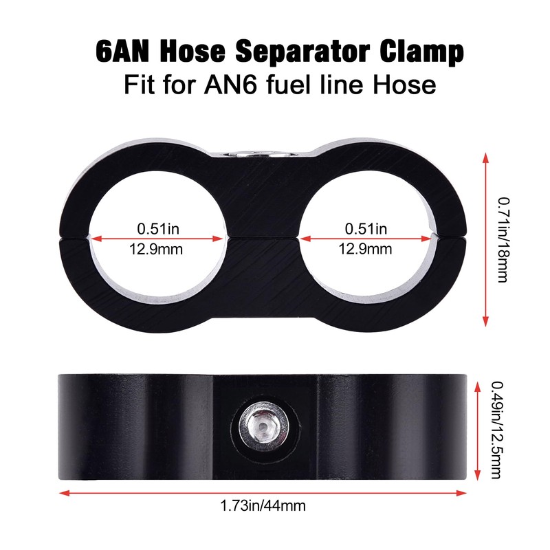 EVIL ENERGY 6AN Hose End Fitting Kit Straight 45 90