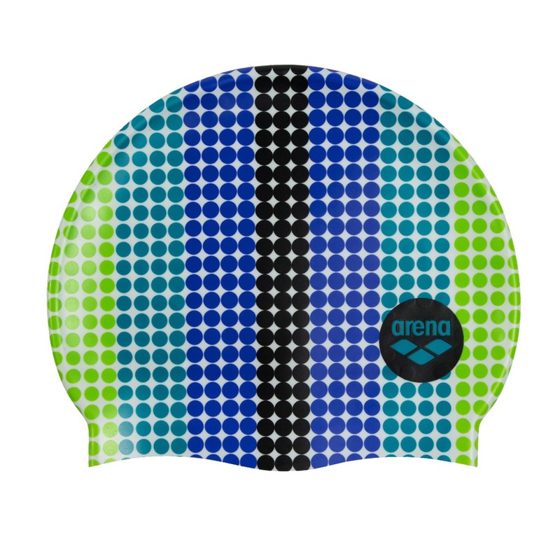 Arena - Gorro de natación Unisex de Silicona con Estampado