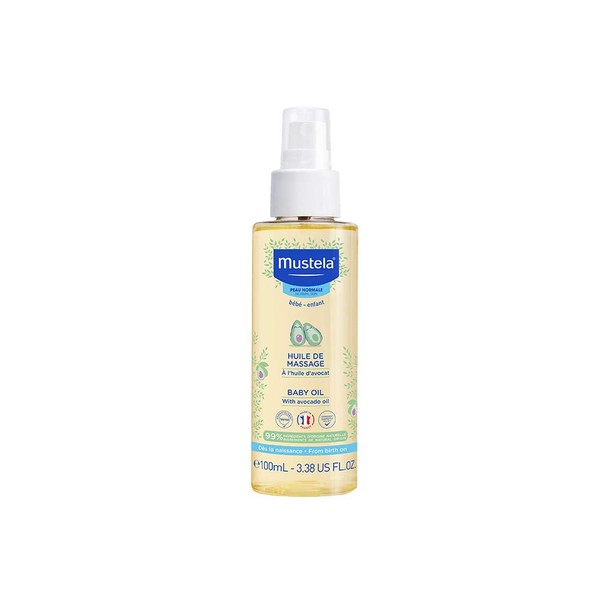 Mustela Baby Oil - Moisturizing Oil for Baby Massage