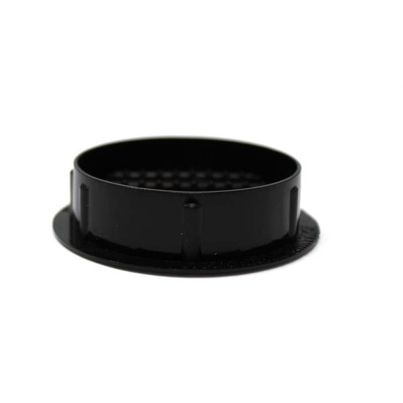 Black 4" Round Plastic Soffit Air Vent 50 Pack