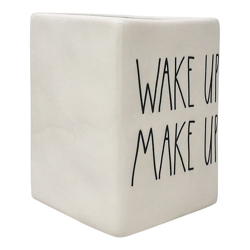 Rae Dunn Set of 2 Ceramic Brush Cup Holders (Make