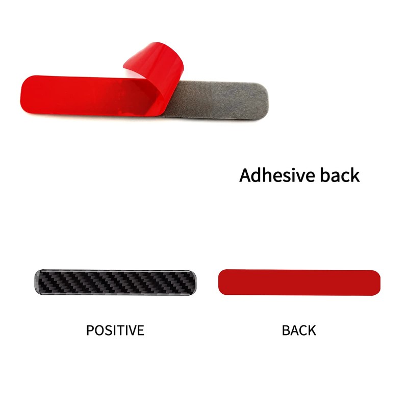 nuoozy Carbon Fiber Gear Shift Knob Cover Trim Compatible with