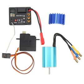 RC Brushless Motor ESC Servo Set Durbale Brushless Motor With Heat Sink for SG1603 1604 RC Car