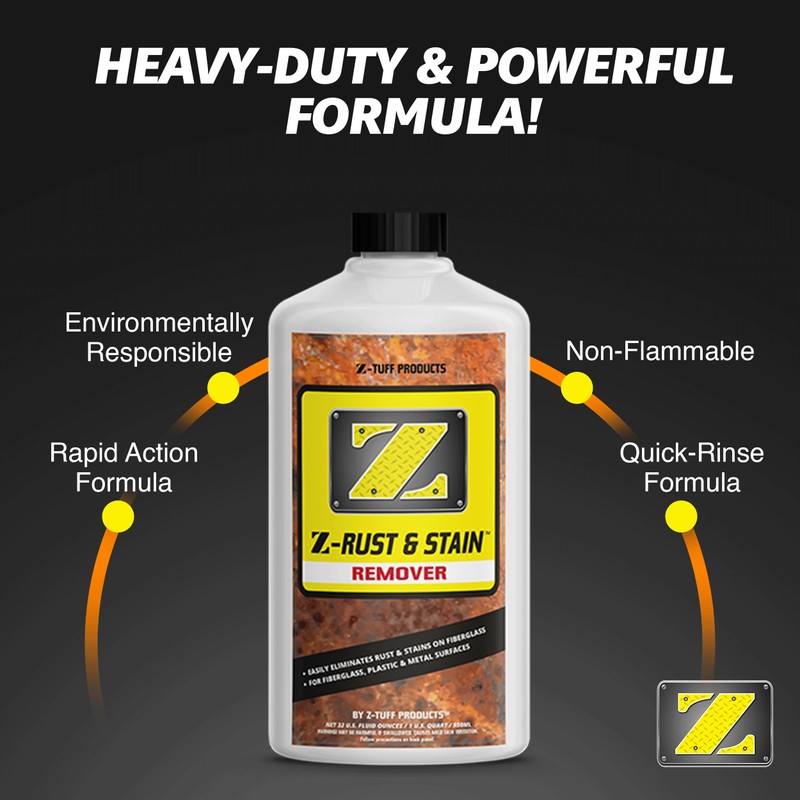 Z-Hull Rust & Stain Remover Gel – Instant Marine Hull