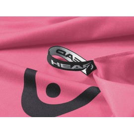HEAD Active - Asciugamano Microfibra con Elastico, Asciugamano Palestra Sport Fitness Morbido e Leggero Rapida Asciugatura, Asciugamani Bagno Assorbente Salvaspazio Viaggio 40x60, High-Visibility Pink