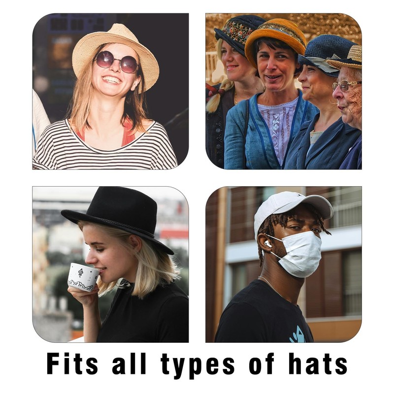 Aefemuhi 30 Pack Hat Size Reducer, Hat Size Tape, Inserts