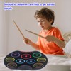 Electronic Drum Set Portable Easy to Play Roll Up Drum