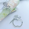 Honey & Apple Pack of 12 Acrylic Napkin Ring Holder,