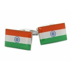 India Flag Cufflinks Indian Cuff Links
