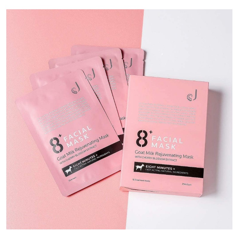 Jema Rose 8+ Minutes Goat Milk Rejuvenating Facial Mask with
