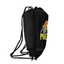LOGOVISION Scooby Doo Meddling Kids Drawstring Backpack Sports Bag Sackpack 17" x 13", Perfect for Gym, Yoga or Practice