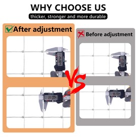 10GA Thickened Heavy Duty Farm Fence, 4ftx100ft Galvanized Cattle Fence, Goat Fence, Heavy Zinc Coating Wire Fencing, Wire Fencing for Hog Deer Horse