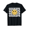 Grandpa One Happy Dude Birthday Theme Family Matching T-Shirt
