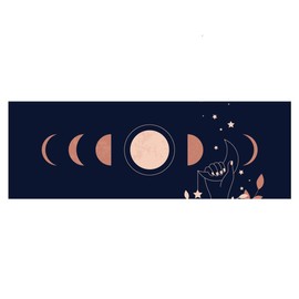 Tuechilles Non-Slip Yoga Towel - Superfiber Yoga Towel, hot Yoga Towel, Moisture Absorption, Sweat Absorption, for in Yoga, Pilates, hot Yoga Easy Travel. Size 25.5"x73" (1Pcs), I Colour