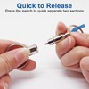 YuGtcen 5pcs Quick Release Keychain, Detachable Key Ring Quick Releasee