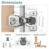 10 Pack 1 1/2" Overlay 3D Soft Close Hinges for