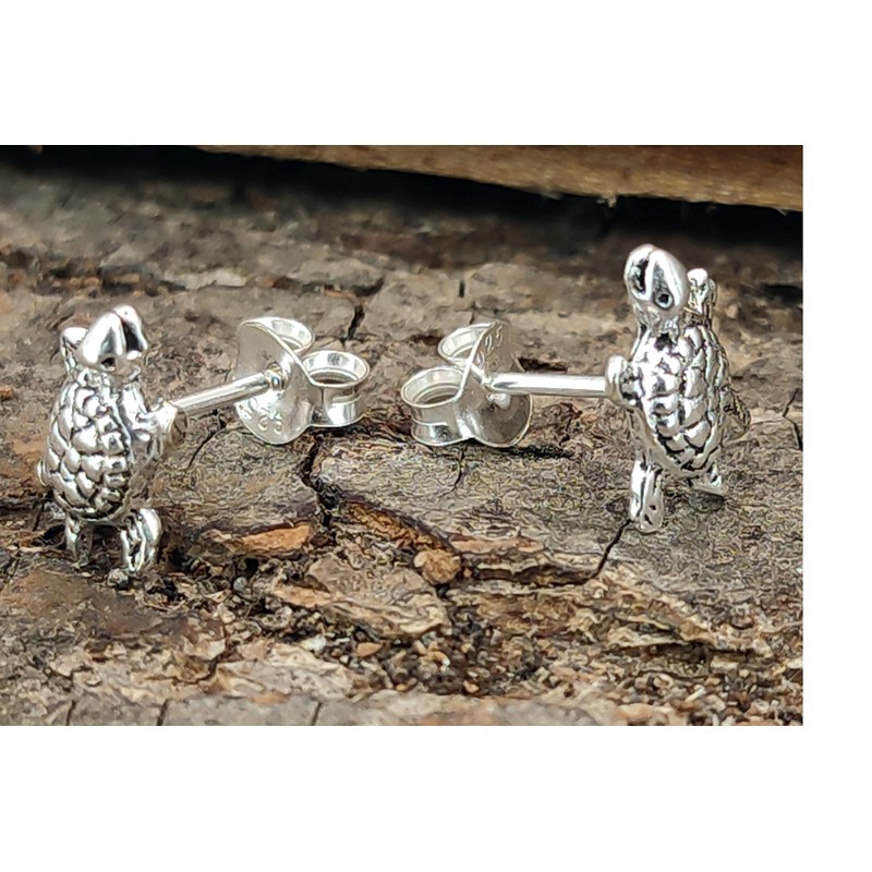 Turtle Stud Earrings 925 Sterling Silver – # 54