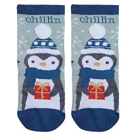 Stephen Joseph Unisex-Kid's Crew Socks, Penguin, Medium