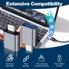Quwem 3pcs USB C to USB Adapter, Type C Thunderbolt
