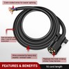 Nilight 16 Feet 7 Way Inline Trailer Cord Heavy Duty
