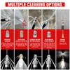 Pressure Washer Cleaning Kit Sewer Jetter Kit for 1/4 Inch