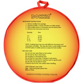 SOKKIA Tortilla Warmer Taco 12 Inch Insulated Cloth Pouch - Microwave Use Fabric Bag to Keep Food Warm and Fresh (Skull Sombrero Maracas Skeleton Straw Hat)