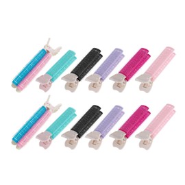 DRYIC 12 pcs Velcro Hair Clips, Volumizing Hair Clips, Instant Hair Volumizing Clips for Women Portable Hair Volume Clips For Volume, Root Clips For Hair Volume