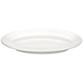 Satarnia Tivoli Oval Plate 23 8003342070016 White 9.1 x 1.3 x 5.7 inches (230 x 32 x 145 mm)