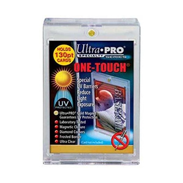 5 Ultra Pro 130pt Magnetic One Touch Card Holders (5