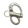 M9LZY 4pcs 2-5/8” Fixed Bail Snap Shackles 316 Stainless Steel