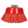2PK 75mm Nylon Filament Abrasive Cup Brush Metal Polishing Rust