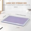 Photo Storage Box, 6 Pack Board Game Storage Containers with