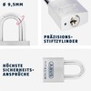 ABUS Titalium 96TI/50 Padlock - Lightweight Lock Body Made of