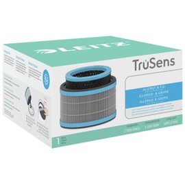 Leitz Trusens Allergy and Flu Replacement Anti-viral 3-in-1 HEPA Filter Drum, Mesh Prefilter, HEPA Filter, Carbon Filter, For Leitz Z-1000 Air Purifier, Removes Odours and VOCs, 2415115