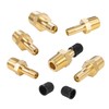 Breezliy 4PCS 1/4" NPT Tank Valve Anti-Corrosion Brass Schrader Valve