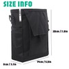 XTACER Tactical Dump Pouch,Utility Tool Bag Molle Pouches with Plastic