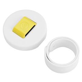 Magnetic Pin Cushion Sewing Storage Wrist Clip Screw Knitting Magnet Needle Box(Yellow)