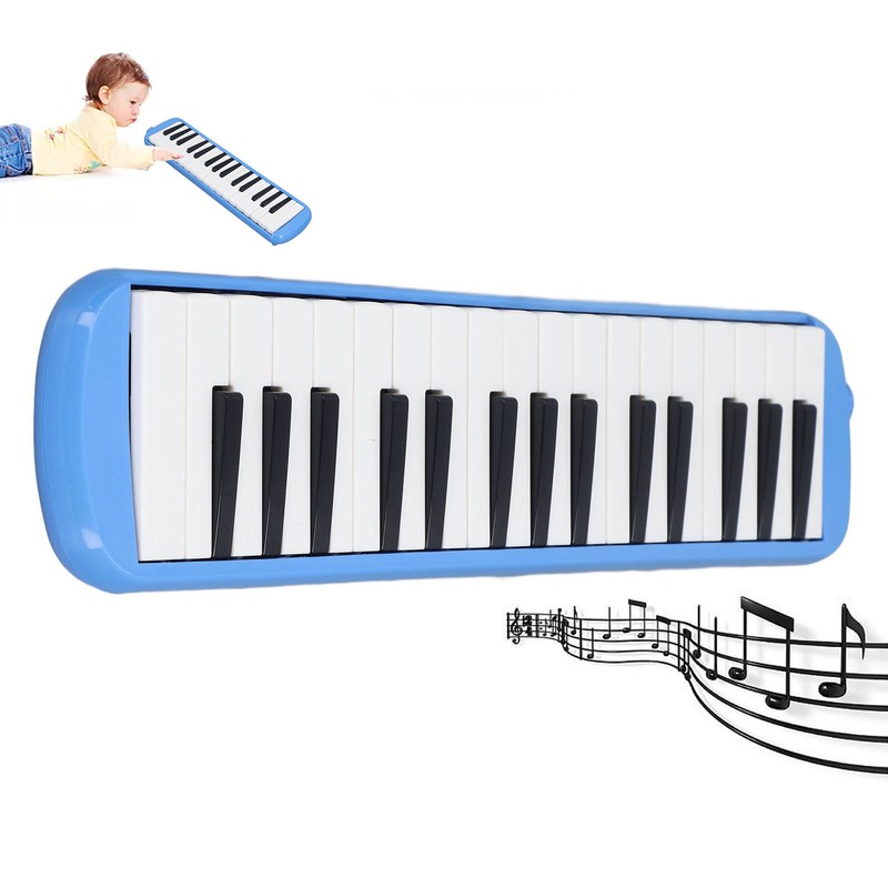 32 Keys Mouth Melodica with Mouthpiece and Blowpipe Keyboard Organ