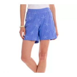 FRESH PRODUCE XSmall Peri BLUE STARFISH $66 Key Largo Jersey 7" In Shorts NWT XS
