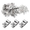 QUARKZMAN 60 Pieces Wire Fence Clips 6mm Stainless Steel Fence