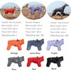 Dog Harness Raincoat,Adjustable Dog 4-Legs Rainwaer Jacket Pet Waterproof Windproof