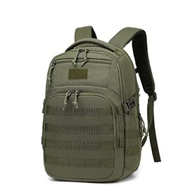 Wotony Military tactical backpack, backpack for men black tactical backpack small tactical backpack assault bag (green, 20 inch)